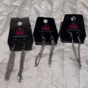 Paparazzi Silver Dangle Earrings Collection